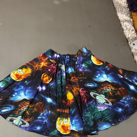 Retrolicious Celestial Print Skirt size XS - Picture 3 of 6